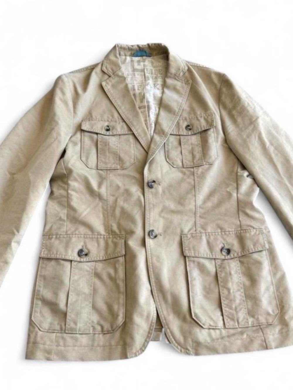Men’s Haggar (Life Khaki) Field Jacket/Blazer